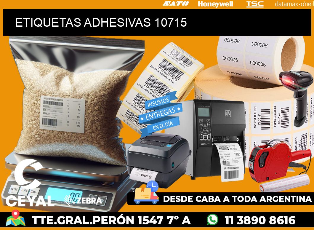 ETIQUETAS ADHESIVAS 10715