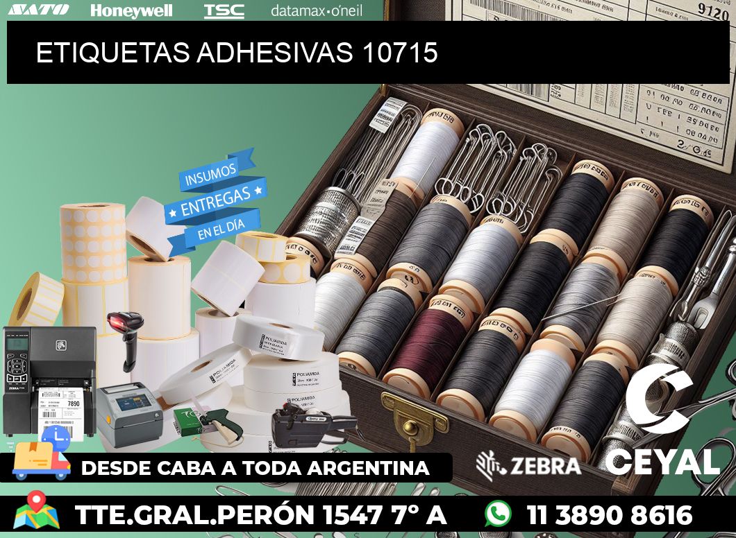 ETIQUETAS ADHESIVAS 10715