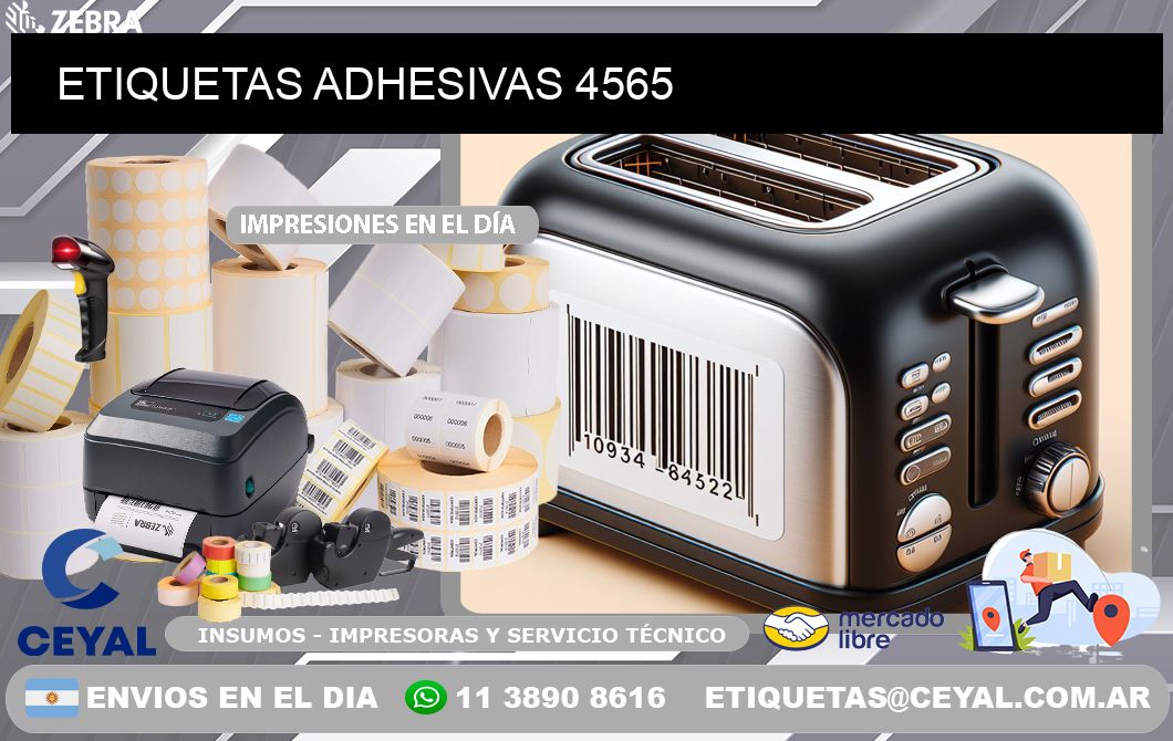 ETIQUETAS ADHESIVAS 4565