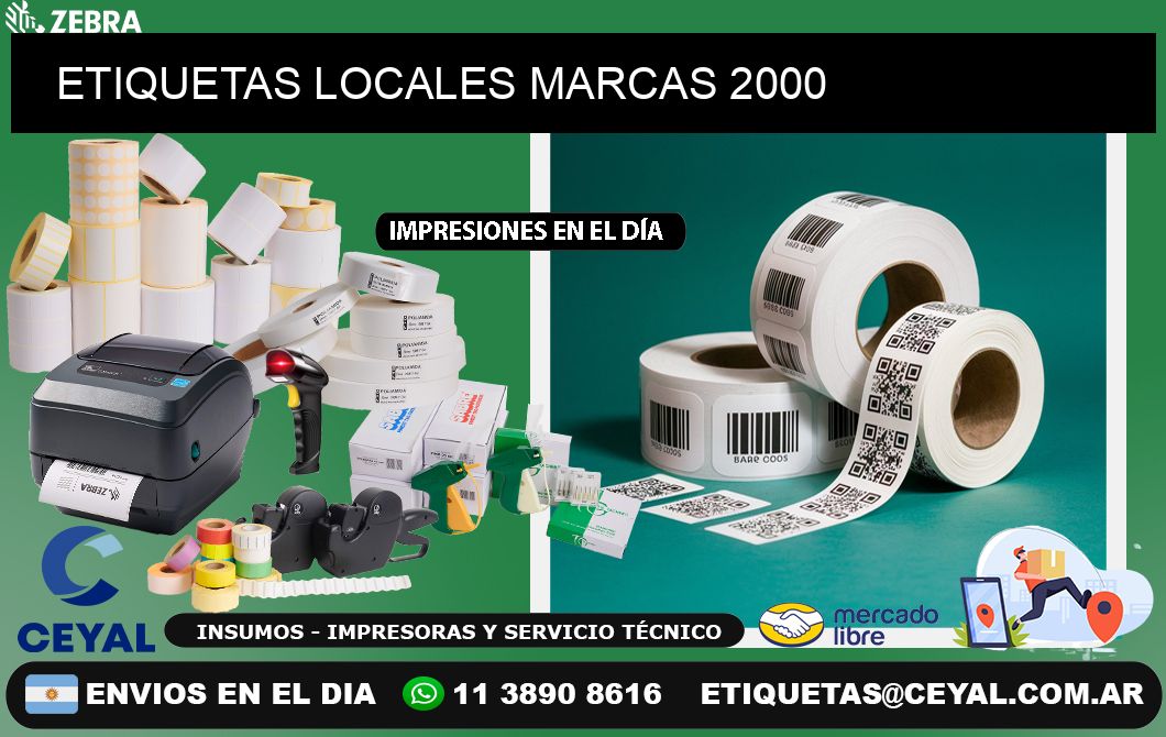 ETIQUETAS LOCALES MARCAS 2000