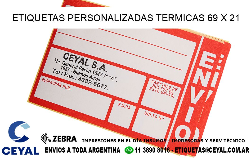 ETIQUETAS PERSONALIZADAS TERMICAS 69 x 21