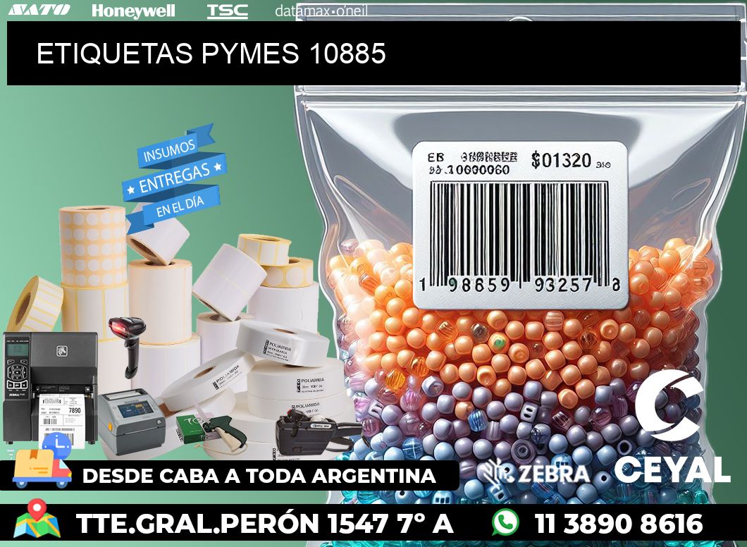 ETIQUETAS PYMES 10885