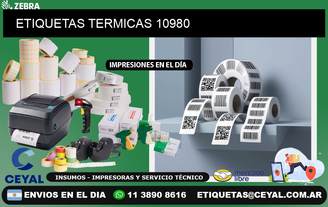 ETIQUETAS TERMICAS 10980