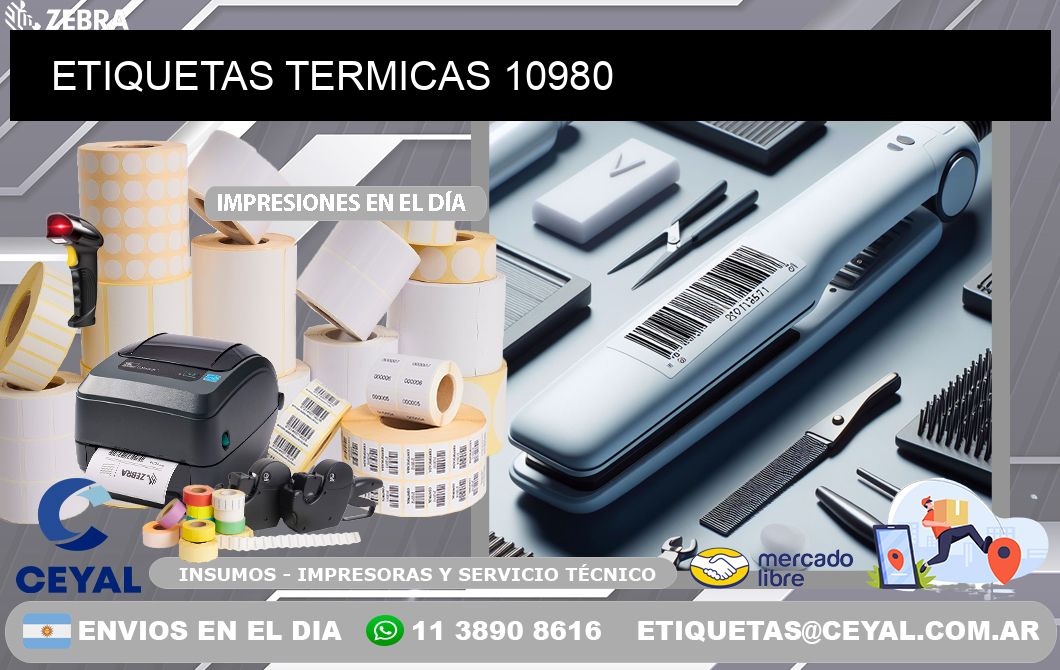 ETIQUETAS TERMICAS 10980