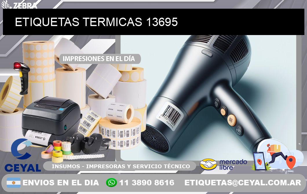 ETIQUETAS TERMICAS 13695