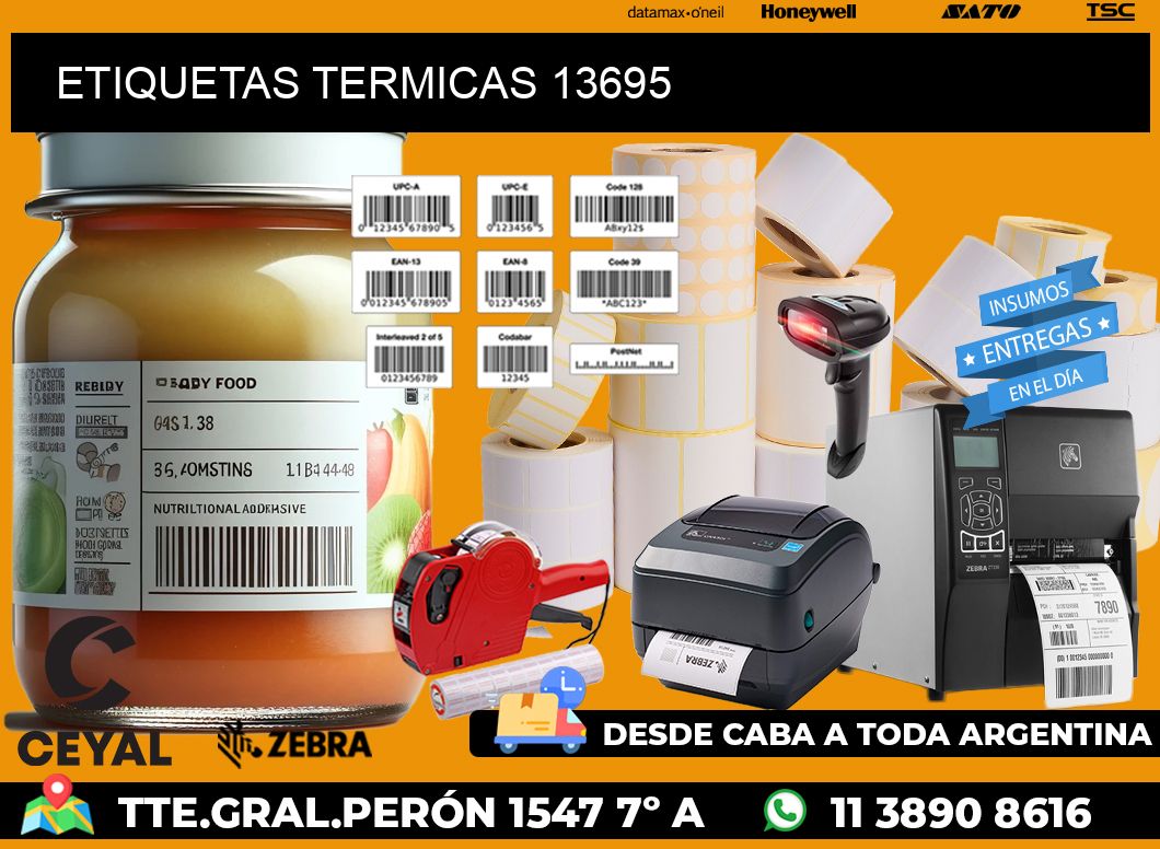 ETIQUETAS TERMICAS 13695