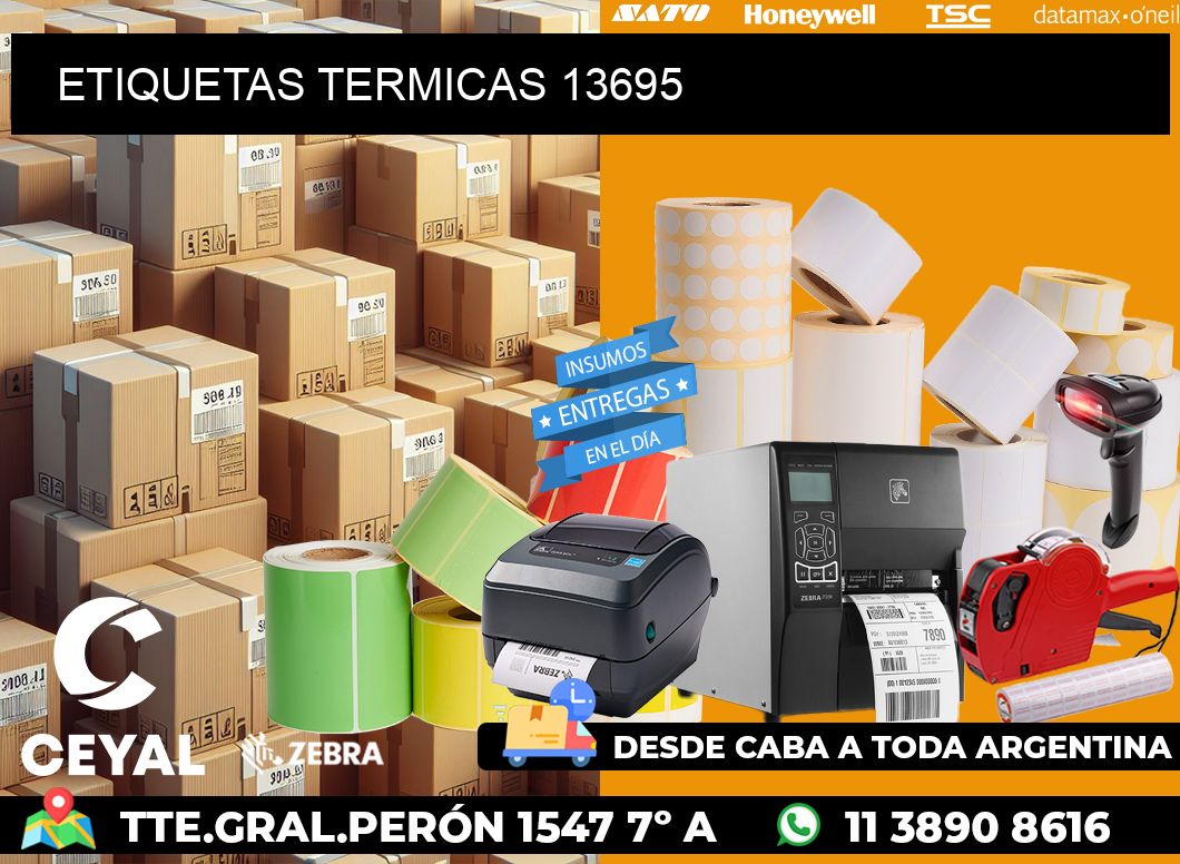 ETIQUETAS TERMICAS 13695