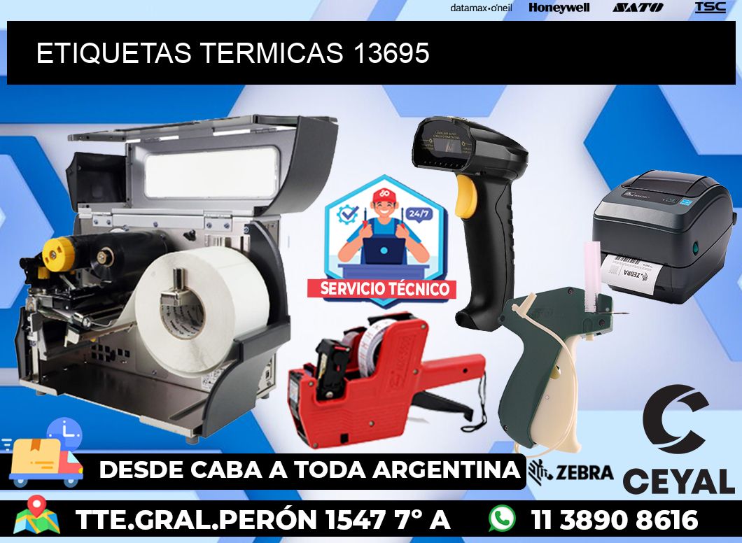 ETIQUETAS TERMICAS 13695