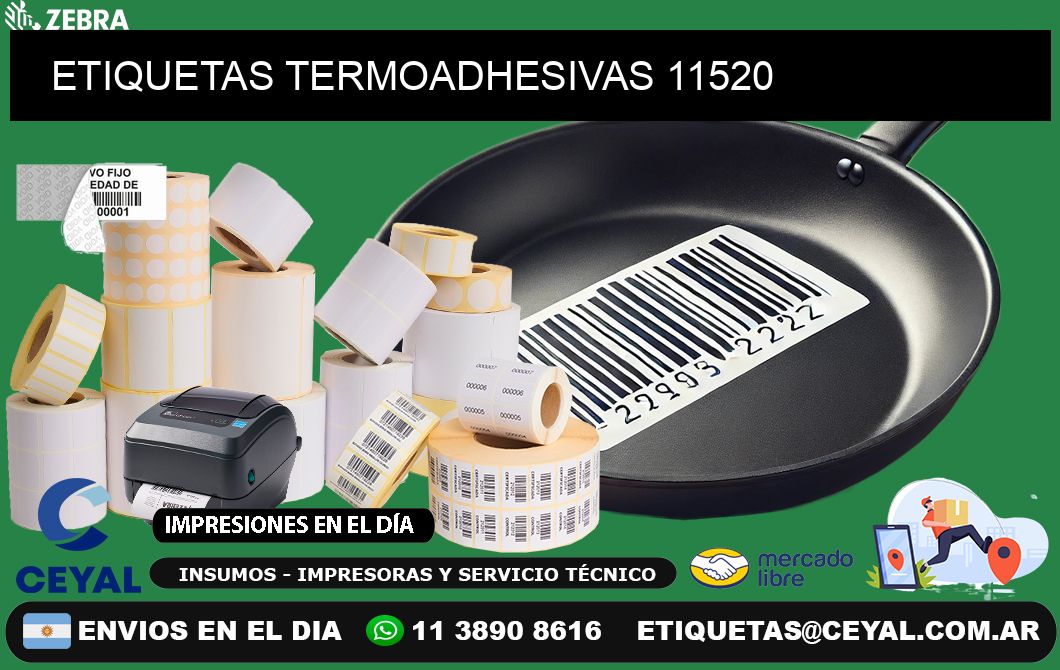 ETIQUETAS TERMOADHESIVAS 11520