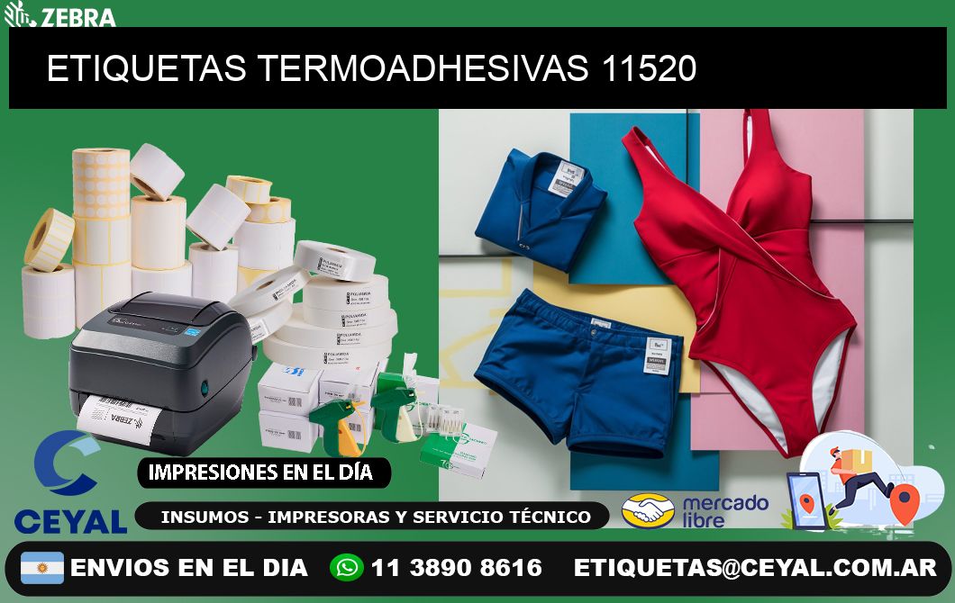 ETIQUETAS TERMOADHESIVAS 11520