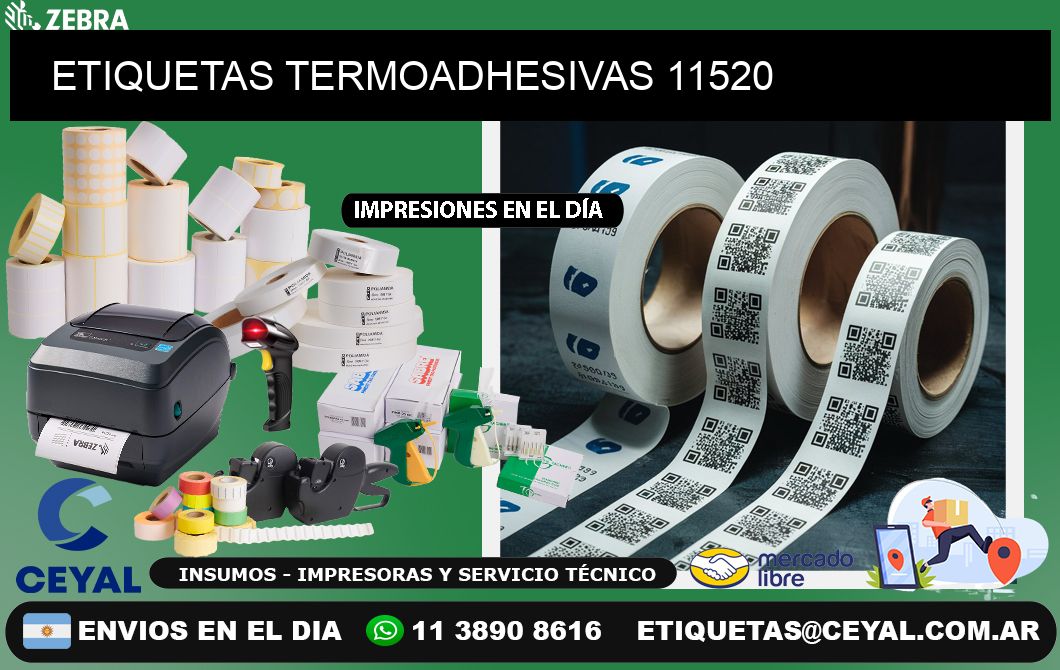 ETIQUETAS TERMOADHESIVAS 11520