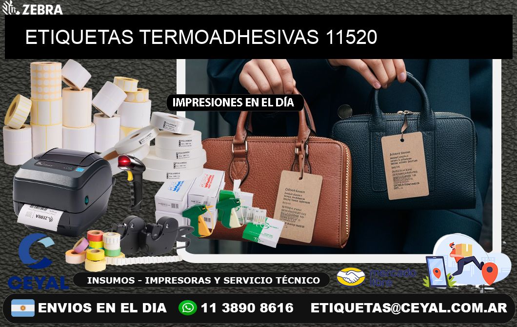 ETIQUETAS TERMOADHESIVAS 11520