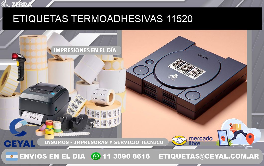 ETIQUETAS TERMOADHESIVAS 11520