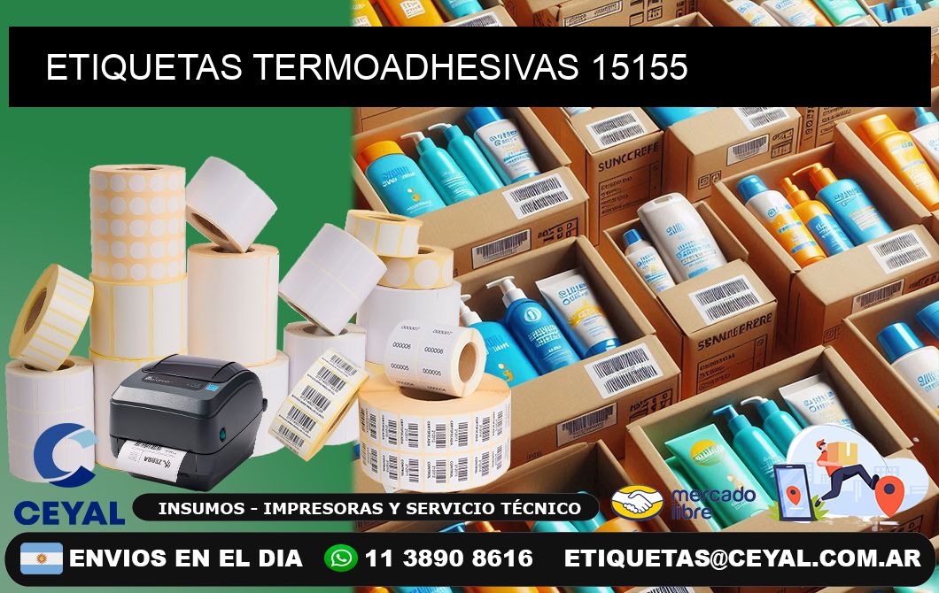 ETIQUETAS TERMOADHESIVAS 15155
