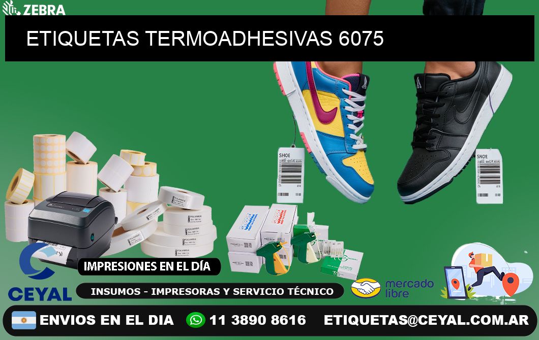 ETIQUETAS TERMOADHESIVAS 6075