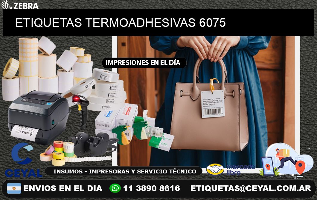 ETIQUETAS TERMOADHESIVAS 6075