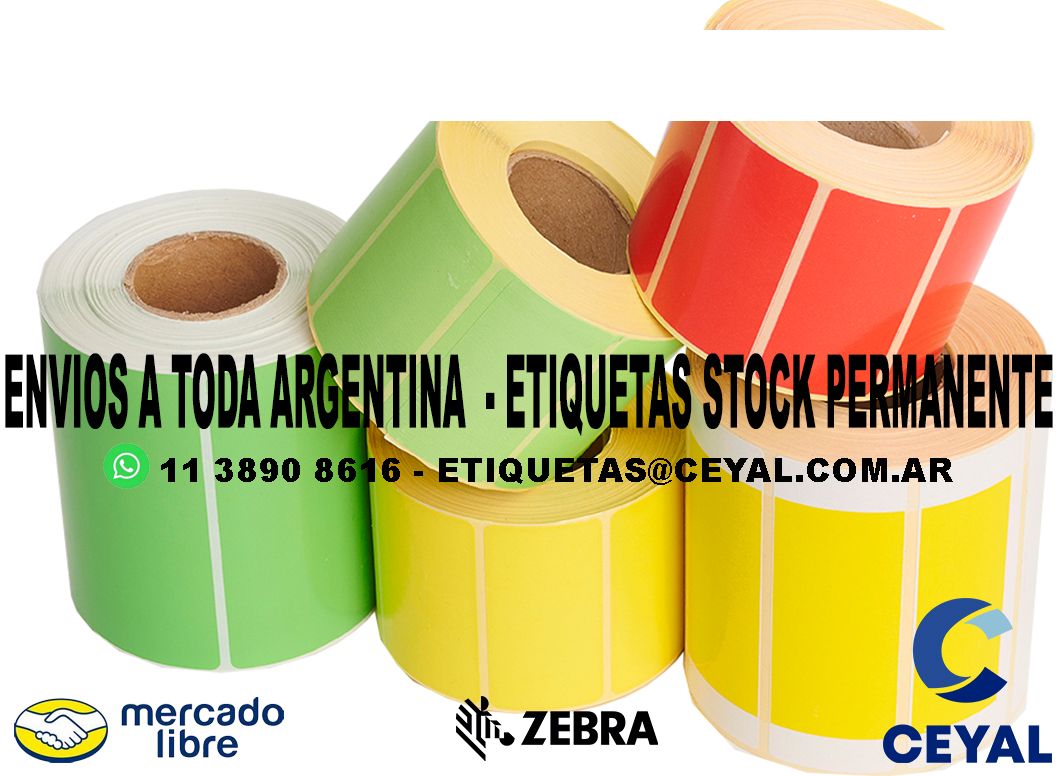 IMPRESION DE ETIQUETAS CON COLOR 48 x 93