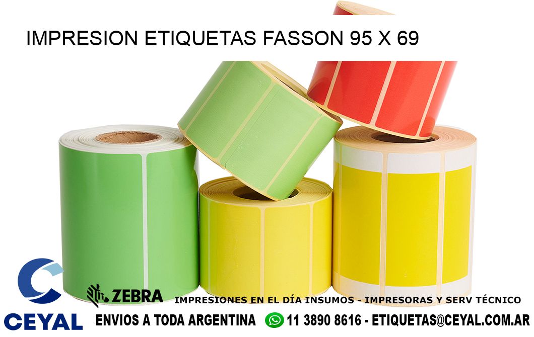 IMPRESION ETIQUETAS FASSON 95 x 69