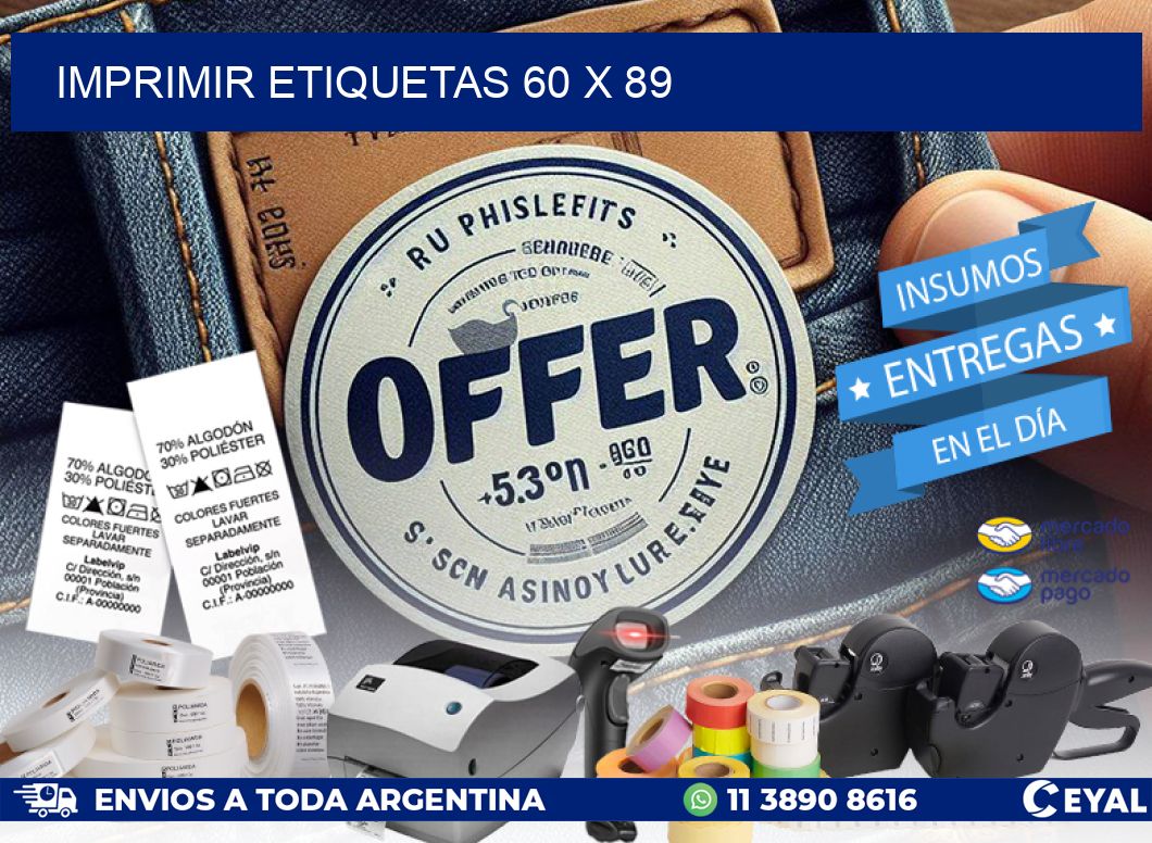IMPRIMIR ETIQUETAS 60 x 89