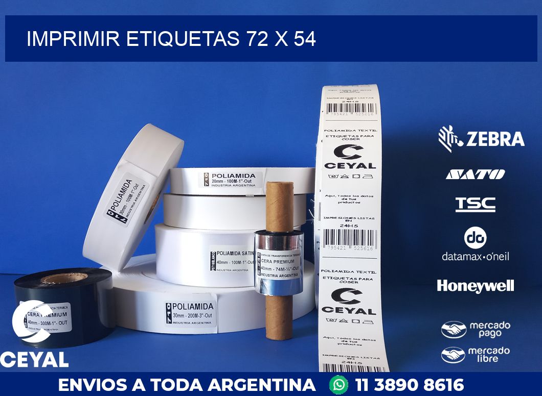 IMPRIMIR ETIQUETAS 72 x 54