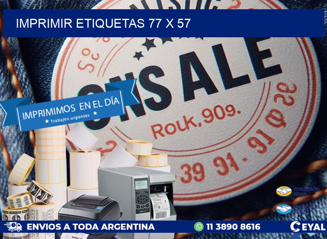 IMPRIMIR ETIQUETAS 77 x 57