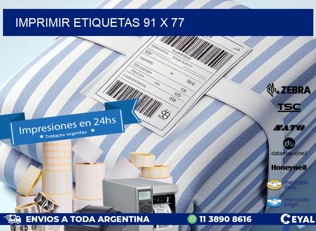 IMPRIMIR ETIQUETAS 91 x 77