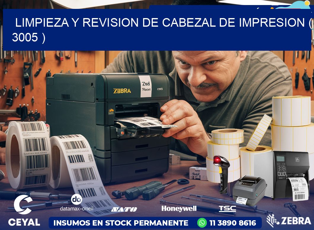 LIMPIEZA Y REVISION DE CABEZAL DE IMPRESION ( 3005 )