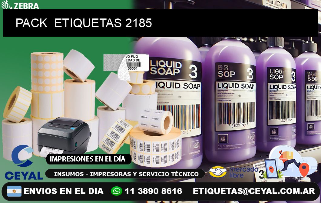 PACK  ETIQUETAS 2185