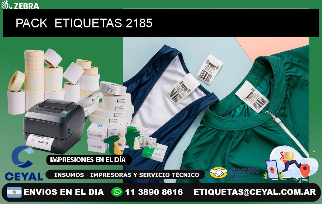 PACK  ETIQUETAS 2185