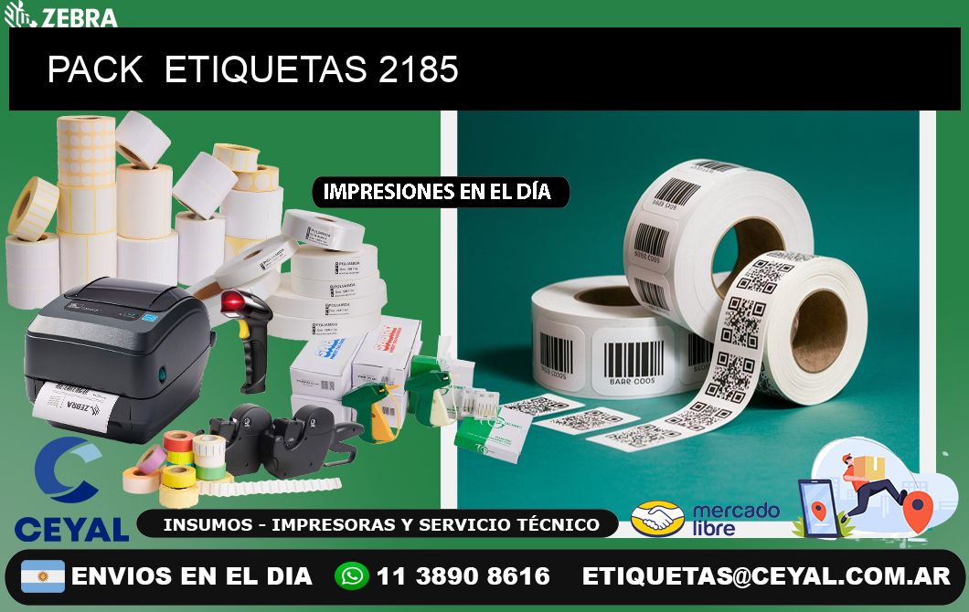 PACK  ETIQUETAS 2185