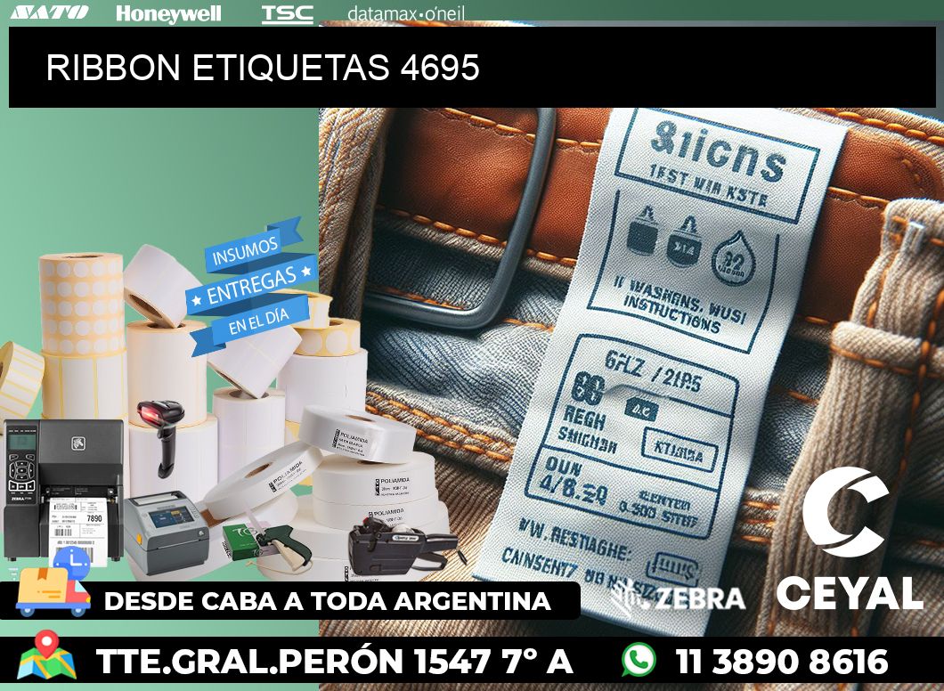 RIBBON ETIQUETAS 4695