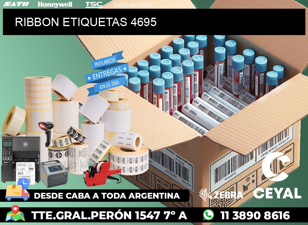 RIBBON ETIQUETAS 4695