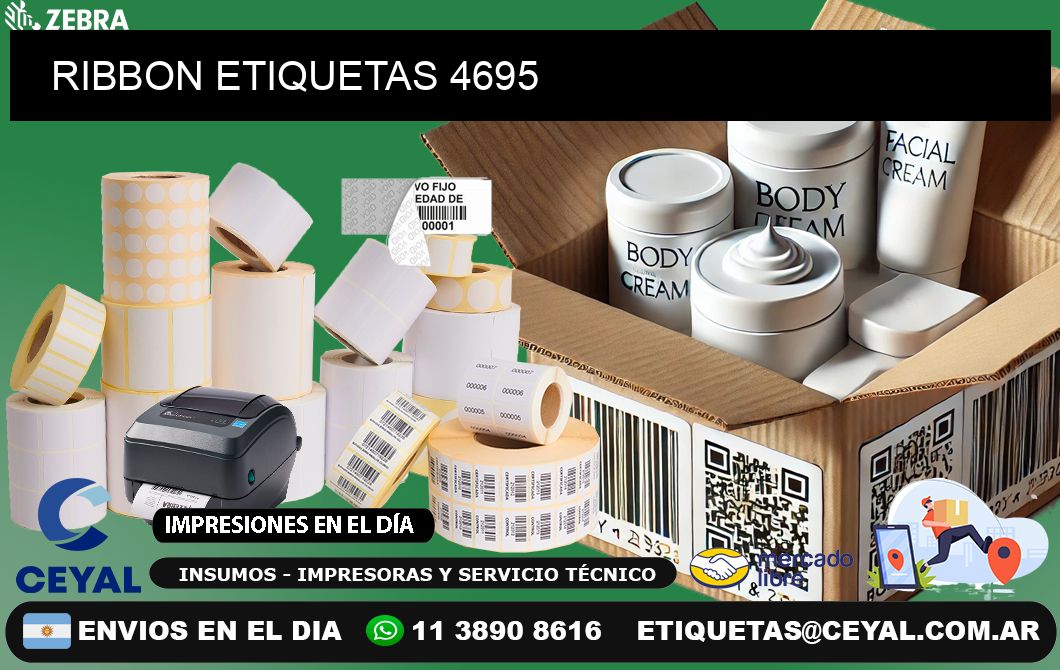 RIBBON ETIQUETAS 4695