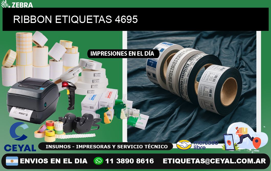 RIBBON ETIQUETAS 4695