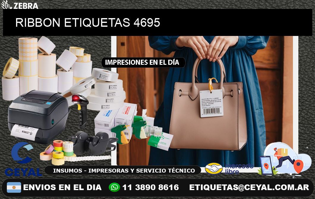 RIBBON ETIQUETAS 4695