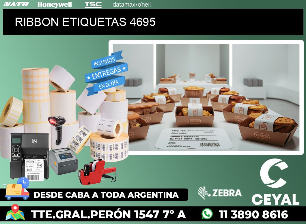 RIBBON ETIQUETAS 4695