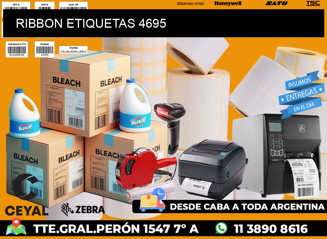RIBBON ETIQUETAS 4695