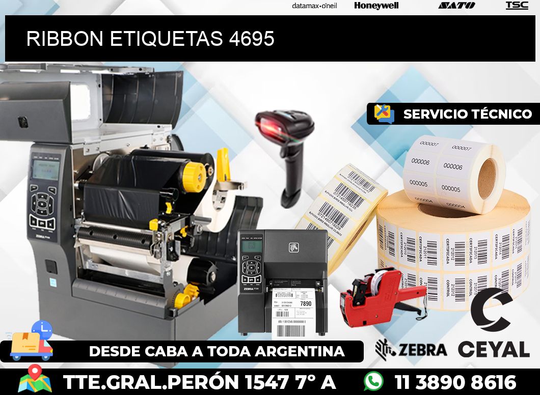 RIBBON ETIQUETAS 4695