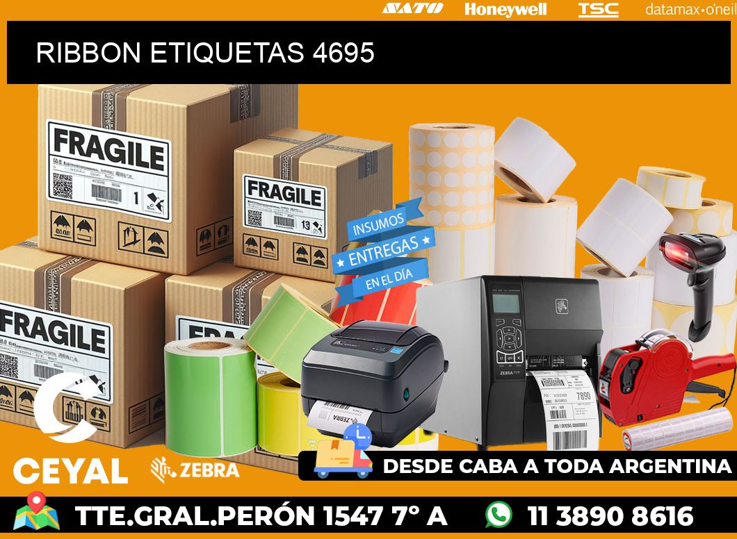 RIBBON ETIQUETAS 4695