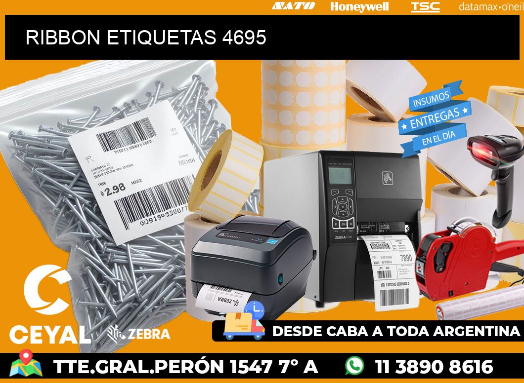 RIBBON ETIQUETAS 4695