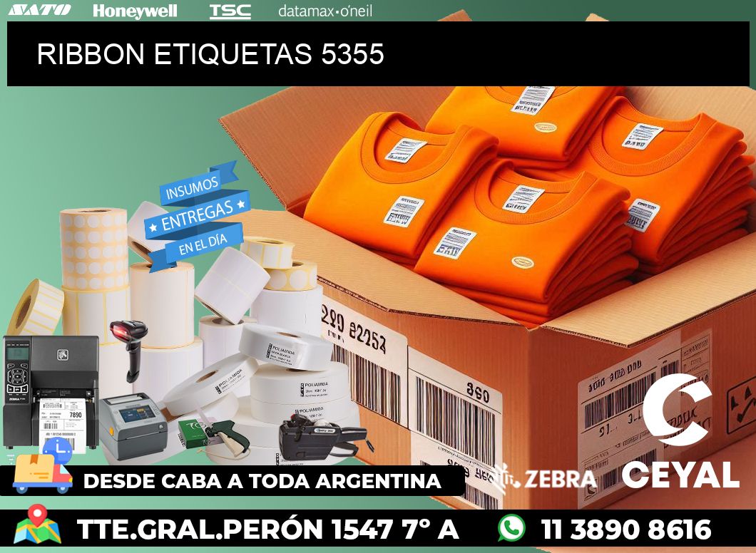 RIBBON ETIQUETAS 5355