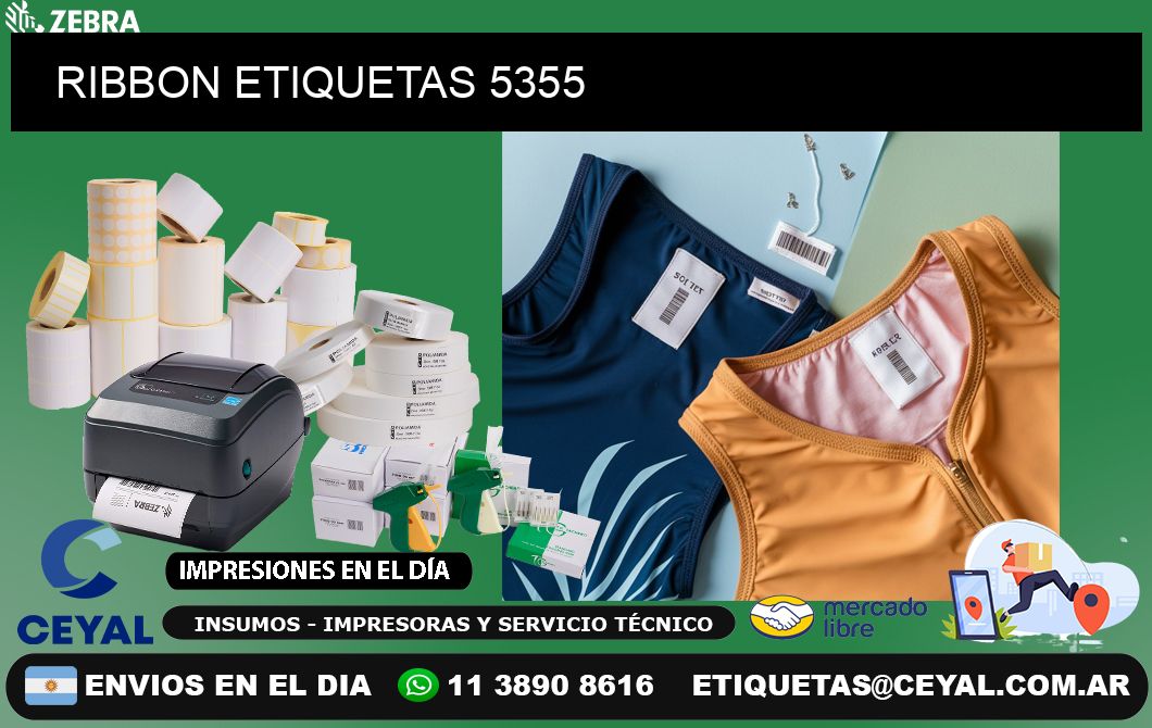 RIBBON ETIQUETAS 5355