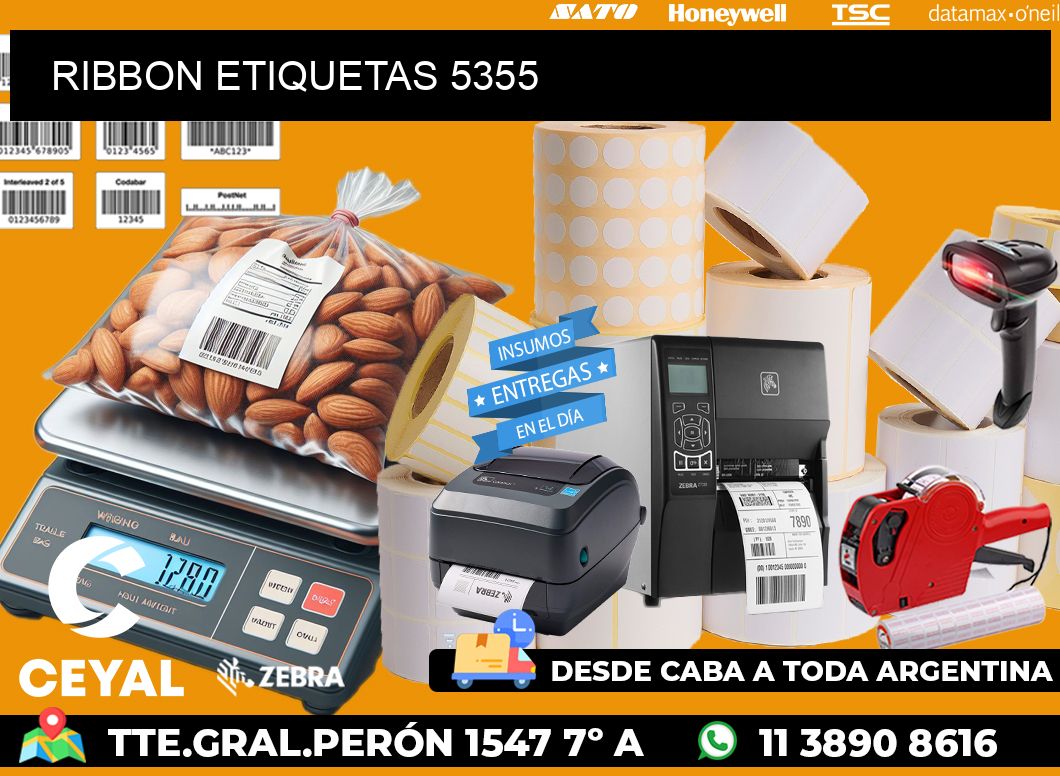 RIBBON ETIQUETAS 5355