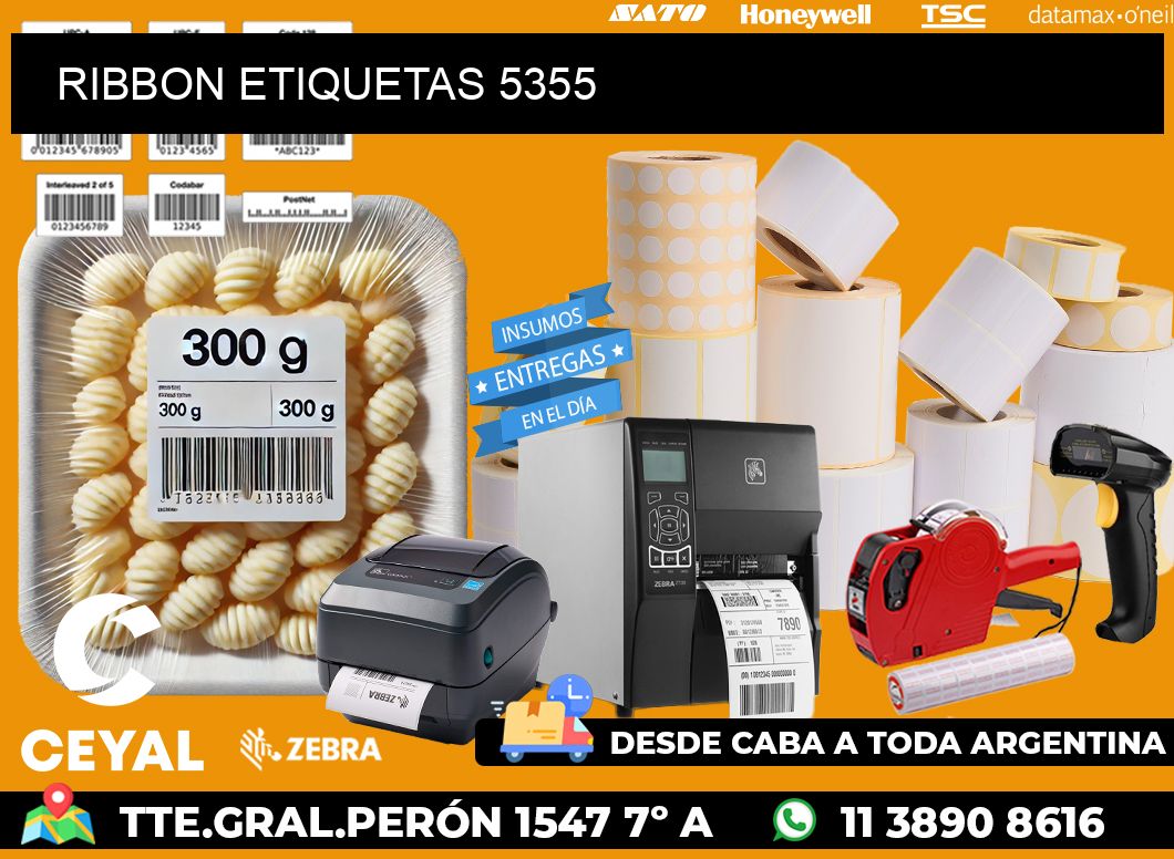RIBBON ETIQUETAS 5355
