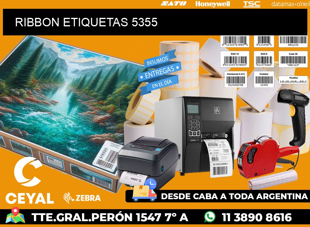 RIBBON ETIQUETAS 5355