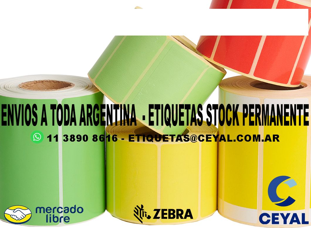 ZEBRA ZD 220 ETIQUETAS IMPRESAS  32 x 46