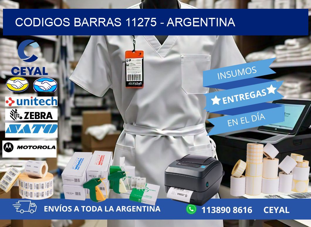 CODIGOS BARRAS 11275 – ARGENTINA