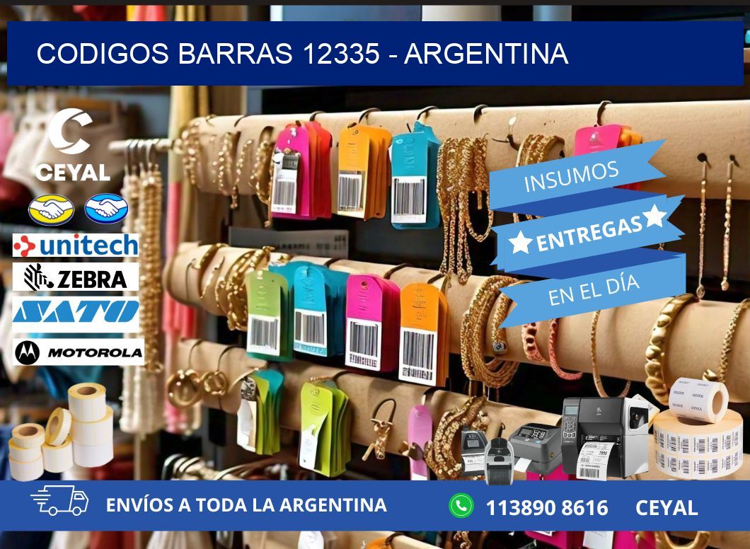 CODIGOS BARRAS 12335 - ARGENTINA