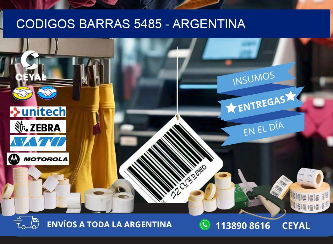 CODIGOS BARRAS 5485 - ARGENTINA