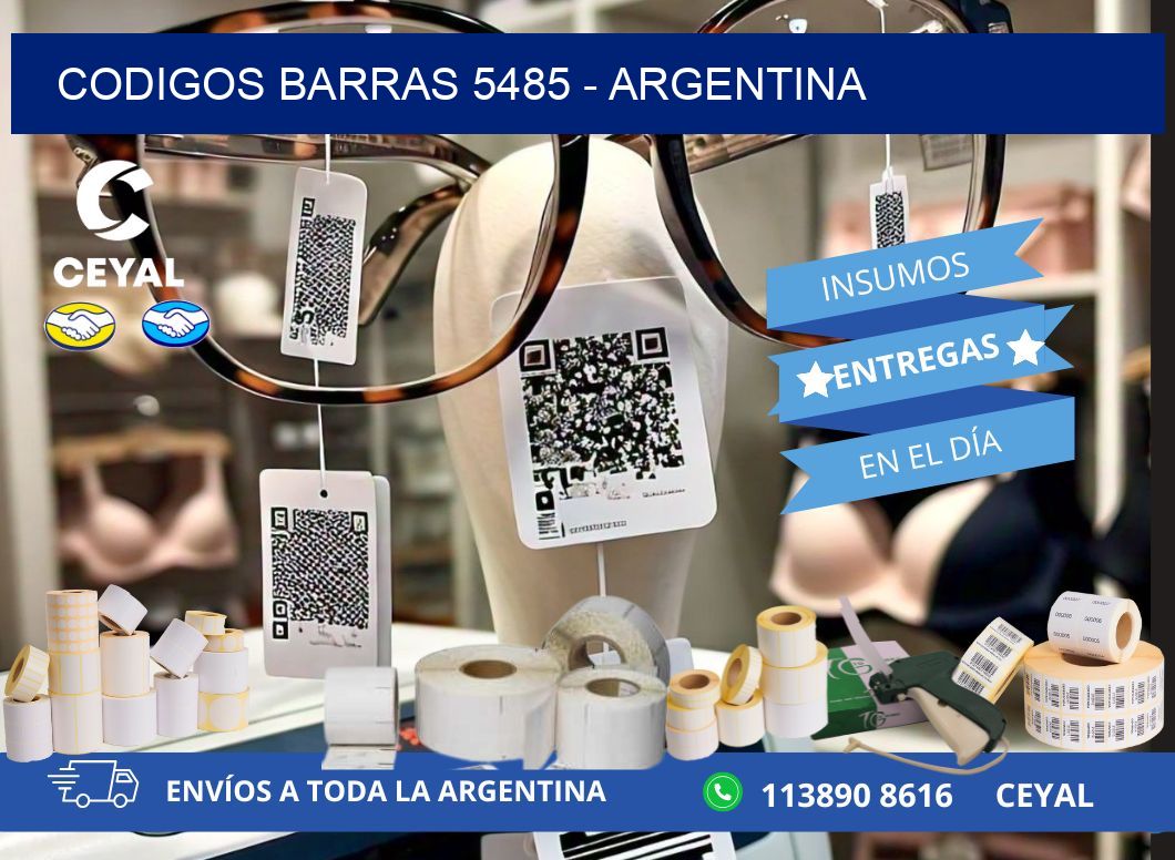 CODIGOS BARRAS 5485 - ARGENTINA